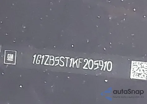 2019 Chevrolet Malibu 1Ls from USA, damaged, VIN 1G1ZB5ST1KF205910